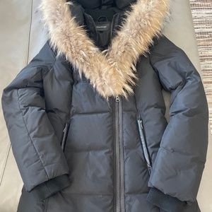 Mackage Down Coat with Signature natural fur colllar